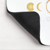 Oklahoma Total Solar Eclipse April 8 2024 Solar EC Mousepad (Ecke)