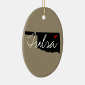 Oklahoma Town Keramikornament (Rechts)