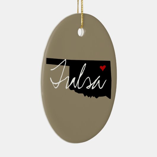 Oklahoma Town Keramikornament (Rechts)