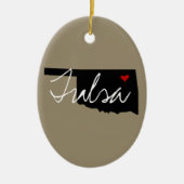 Oklahoma Town Keramikornament (Vorne)