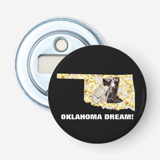 OKLAHOMA TRAAM! FLASCHENÖFFNER (Vorderseite)