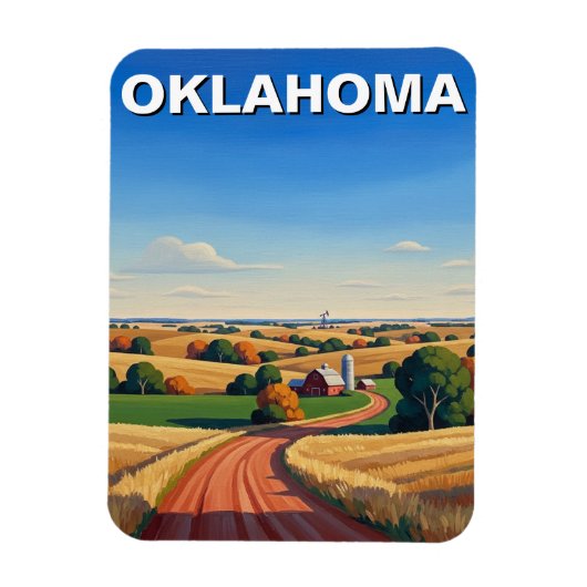 Oklahoma Travel Magnet (Vertikal)