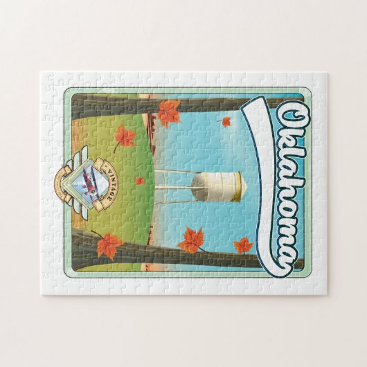 Oklahoma Travel Poster Puzzle (Horizontal)