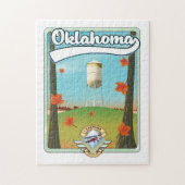 Oklahoma Travel Poster Puzzle (Vertikal)