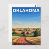 Oklahoma Travel Postkarte (Vorne/Hinten)