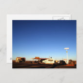 Oklahoma Truck Stopp Postkarte (Vorne/Hinten)