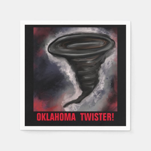 OKLAHOMA TWISTER SERVIETTE (Vorderseite)