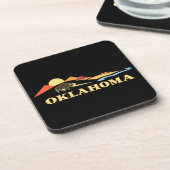 Oklahoma USA Getränkeuntersetzer (Linke Seite)
