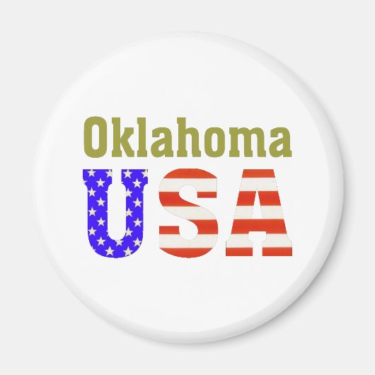 Oklahoma USA! Magnet (Vorne)