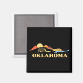 Oklahoma USA Magnet (Vorderseite/Rückseite)