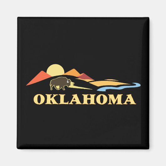 Oklahoma USA Magnet (Vorne)