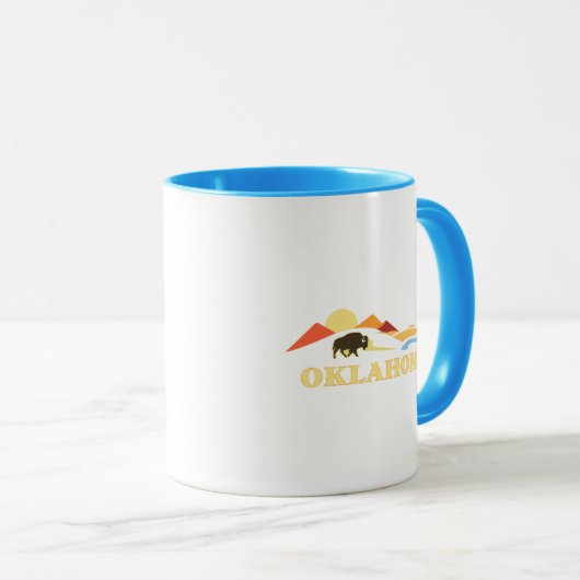 Oklahoma USA Tasse (VorderseiteRechts)
