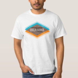 Oklahoma Vintag Retro Mitte Jahrhundert Modernes L T-Shirt
