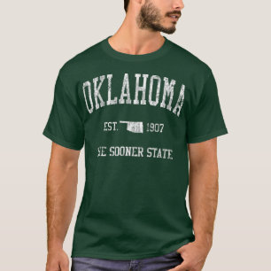 Oklahoma Vintage Sports Design Oklahoman OK T-Shirt