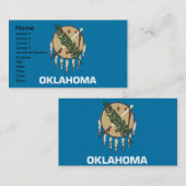 OKLAHOMA-Visitenkarten Visitenkarte (Vorne/Hinten)