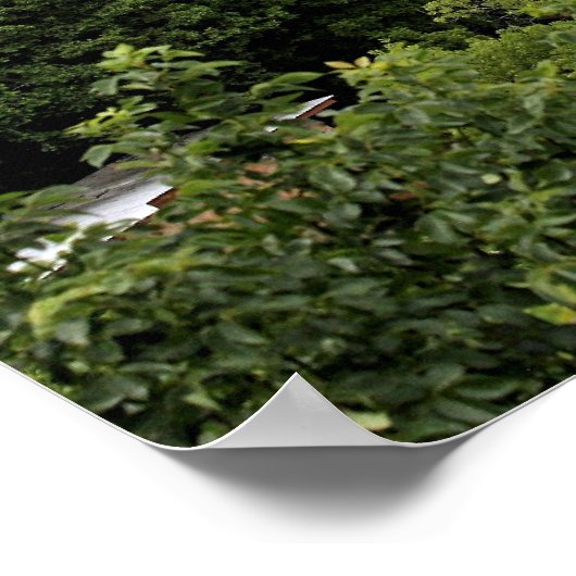 Oklahoma, Wasserfall Turner Falls, Poster (Ecke)