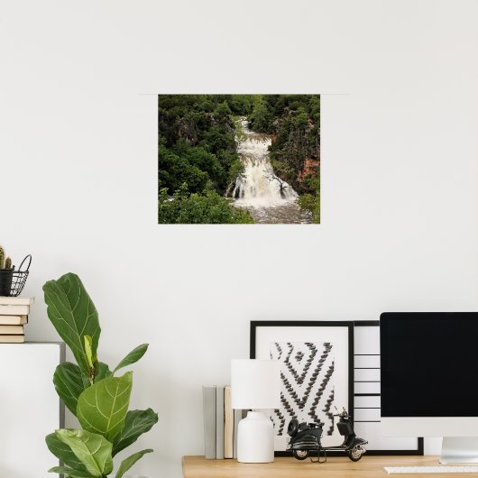 Oklahoma, Wasserfall Turner Falls, Poster (Heimbüro)