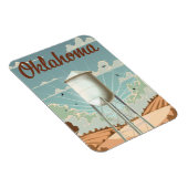 Oklahoma Wasserturm Magnet (Rechte Seite)