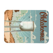 Oklahoma Wasserturm Magnet (Horizontal)