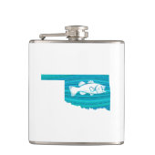 Oklahoma Wave Fishing Flachmann (Vorderseite)