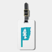 Oklahoma Wave Fishing Gepäckanhänger (Vorderseite vertikal)