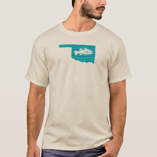 Oklahoma Wave Fishing T-Shirt (Vorderseite)