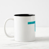 Oklahoma Wave Fishing Zweifarbige Tasse (Links)