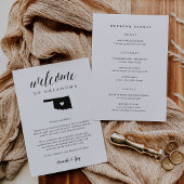 Oklahoma Wedding Welcome Letter & Itinerary