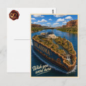 Oklahoma | Wish You Were Here | State-Serie Postkarte (Vorne/Hinten)