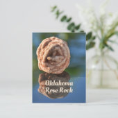 Oklahoma Wüste Rose Rock Staat Rock Fotografie Postkarte (Stehend Vorderseite)