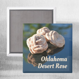 Oklahoma Wüstenrose-Sand-Quarzstein Magnet