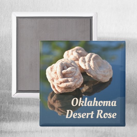 Oklahoma Wüstenrose-Sand-Quarzstein Magnet