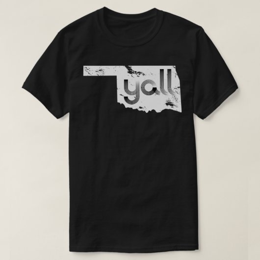 Oklahoma Y'all Vintag Premium T-Shirt (Design vorne)