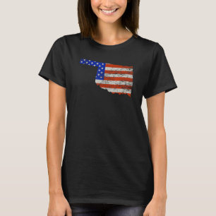 Oklahoma Zuhause Usa Flag T-Shirt