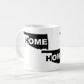 Oklahoma Zuhause Weg Vom Staat Becher oder Reisebe Kaffeetasse (Vorderseite Links)