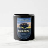 Oklahoma Zwei-Tone-Kaffee-Tasse Zweifarbige Tasse (Mittel)