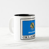 Oklahoma Zweifarbige Tasse (Vorderseite Links)