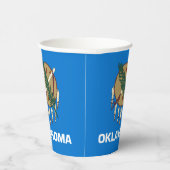 Oklahoman Flag & Seal, Flag of Oklahoma Pappbecher (Rechts)