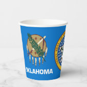 Oklahoman Flag & Seal, Flag of Oklahoma Pappbecher (Vorderseite)