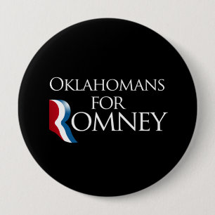 Oklahomans für Romney -.png Button