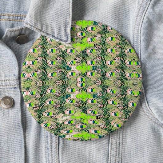 Öko Africa Motif - Nature Inspiriert African Art Button (Beispiel)