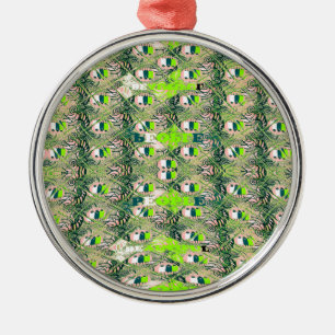 Öko Africa Motif - Nature Inspiriert African Art Ornament Aus Metall