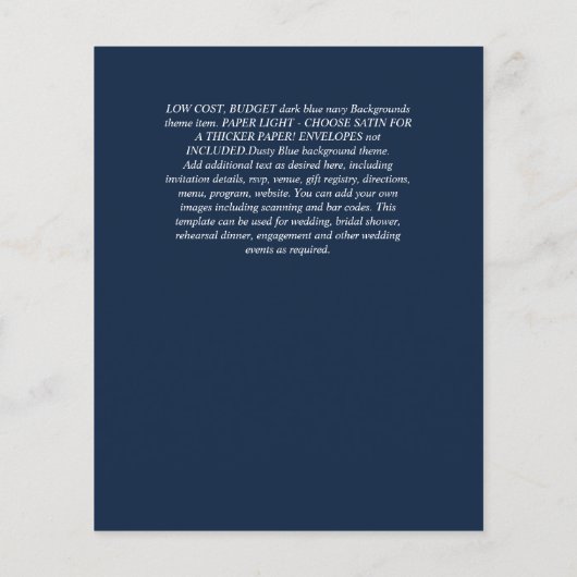 Öko-BESTÄTIGUNG einladen Moderne, doppelseitig (Rückseite)