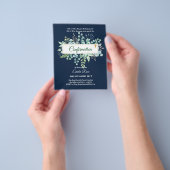 Öko-BESTÄTIGUNG einladen Moderne, doppelseitig Flyer (Gruppe)