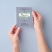 Öko-BESTÄTIGUNG einladen Moderne, doppelseitig Flyer (Gruppe)
