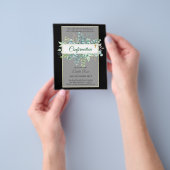 Öko-BESTÄTIGUNG einladen Moderne, doppelseitig Flyer (Gruppe)