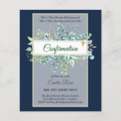 Öko-BESTÄTIGUNG einladen Moderne, doppelseitig Flyer (Vorne)