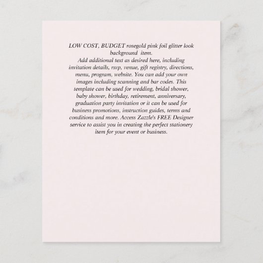 Öko-BESTÄTIGUNG einladen Moderne, doppelseitig Flyer (Hinten)