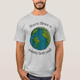 Öko bewusster lustiger T - Shirt "Rett Planet Eart