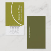 Öko Bio Förderung eines umweltgerechten Geschäftsd Visitenkarte (Vorne/Hinten)